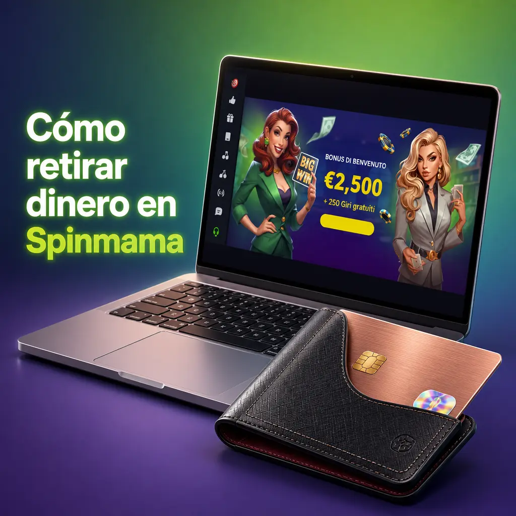 Panel de retiros de Spinmama mostrando el estado de una transacción