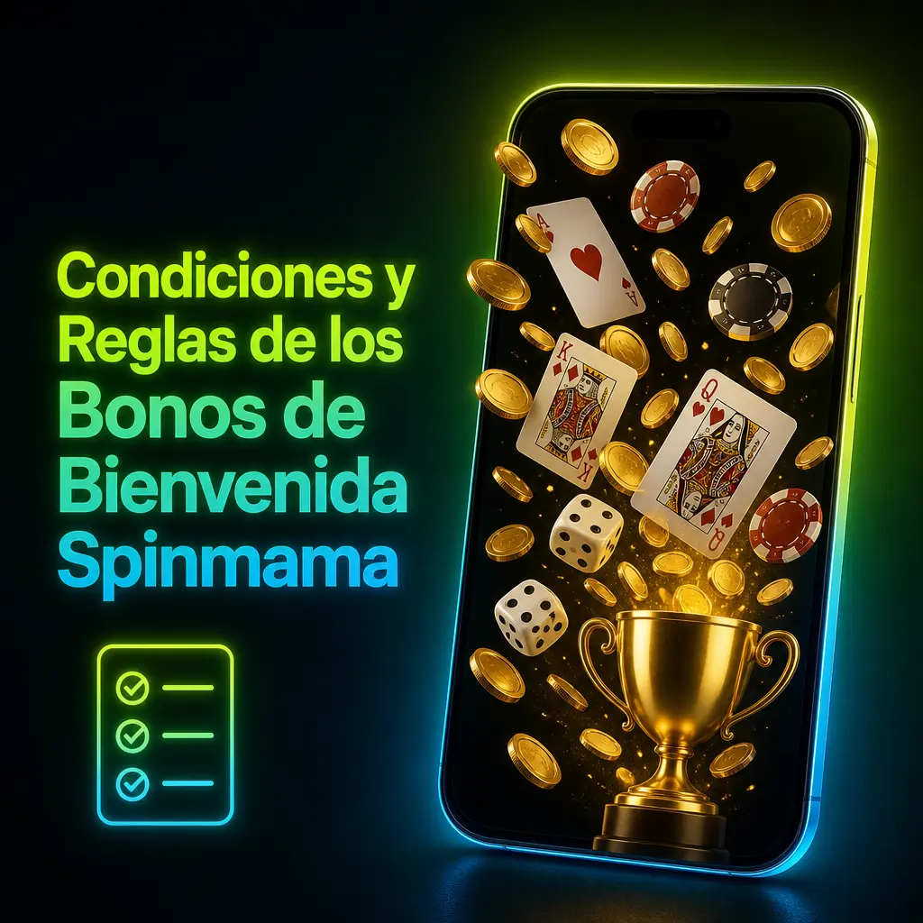 Condiciones y reglas del bono de bienvenida Spinmama