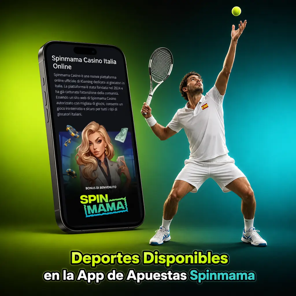 Deportes disponibles en la app de apuestas Spinmama