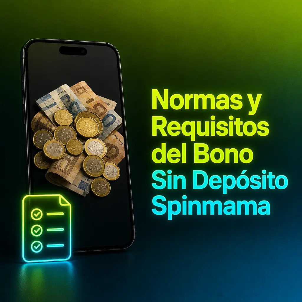 Normas y requisitos del bono sin depósito Spinmama