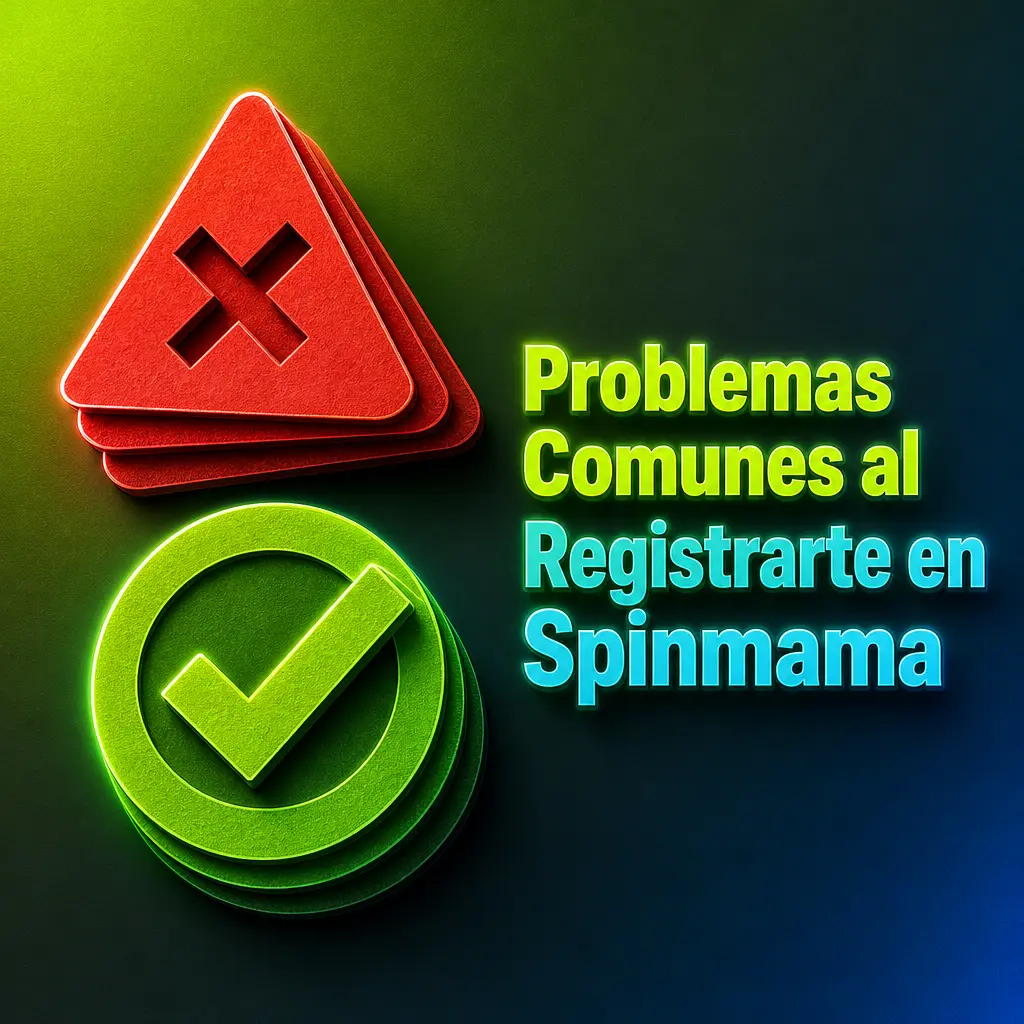 Jugador resolviendo problemas de registro en Spinmama