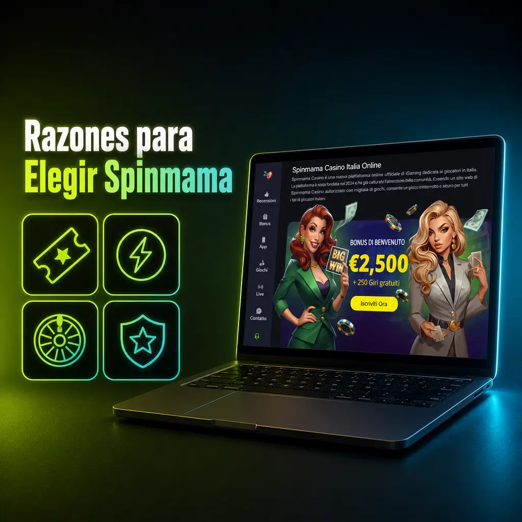 Plataforma Spinmama con juegos de casino y apuestas deportivas