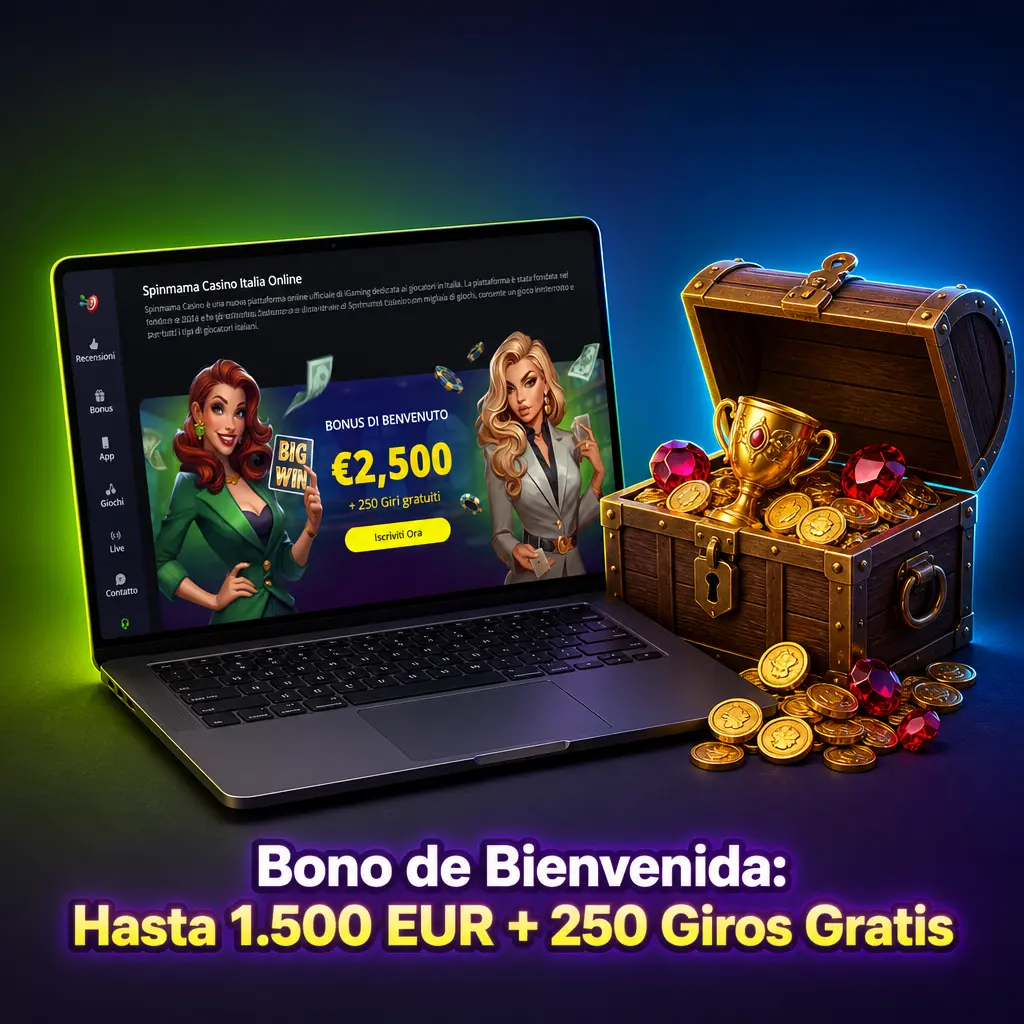Bono de bienvenida de Spinmama con giros gratis