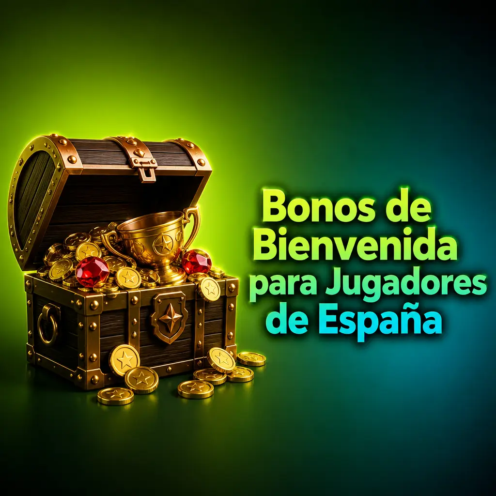 Paquete de bienvenida con bonos y giros gratis para jugadores de España